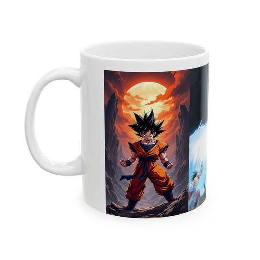 Epic Anime Battle, Dragon ball Z Goku and Vegeta Ceramic Mug - 11oz and 15oz