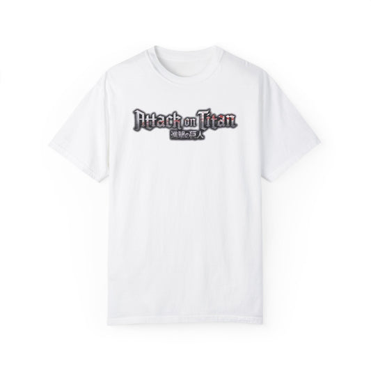 Attack on Titan Unisex Garment-Dyed T-Shirt - Casual Anime Fan Apparel