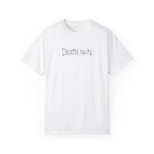 Death Note Unisex Garment-Dyed T-Shirt | Stylish Anime Fashion Tee