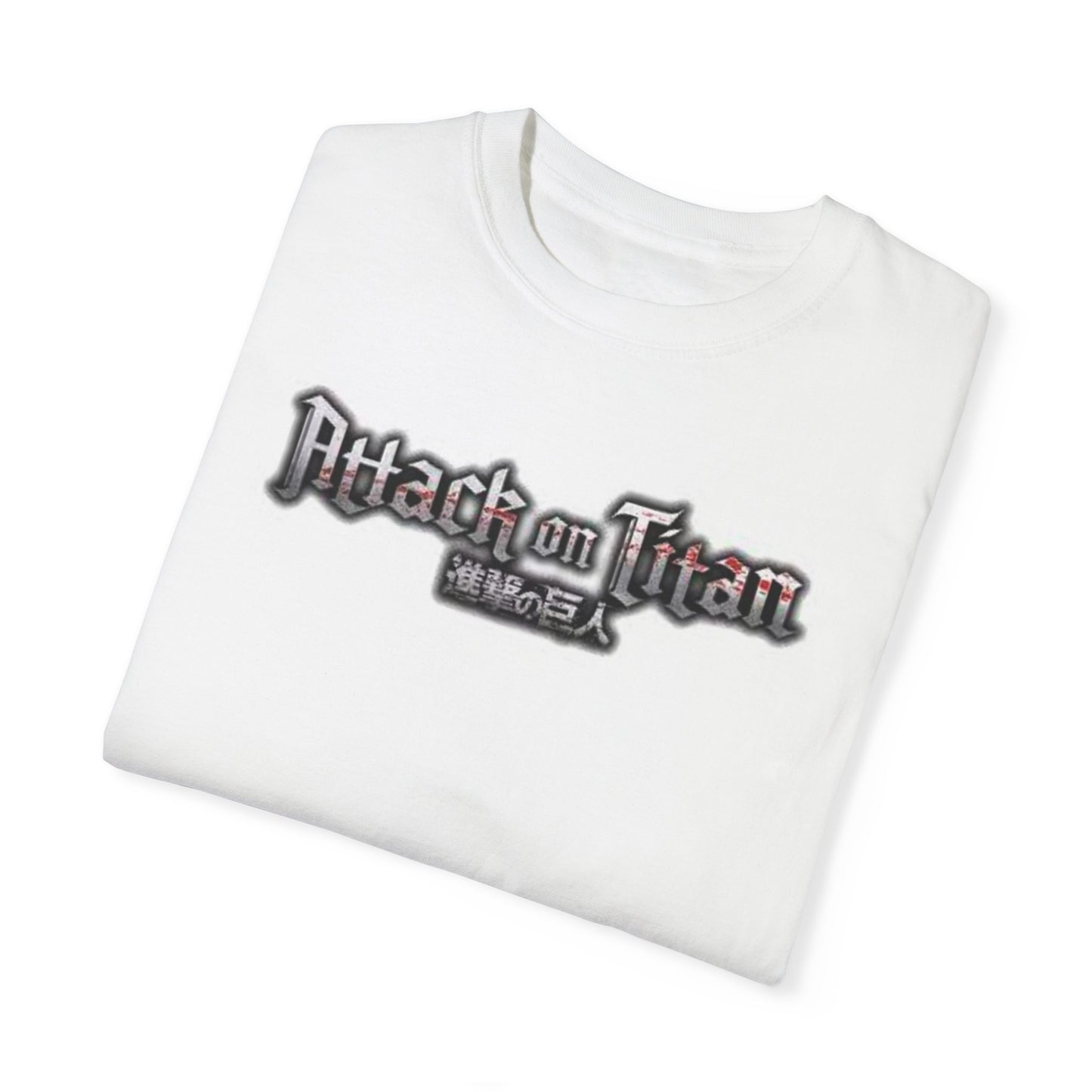 Attack on Titan Unisex Garment-Dyed T-Shirt - Casual Anime Fan Apparel