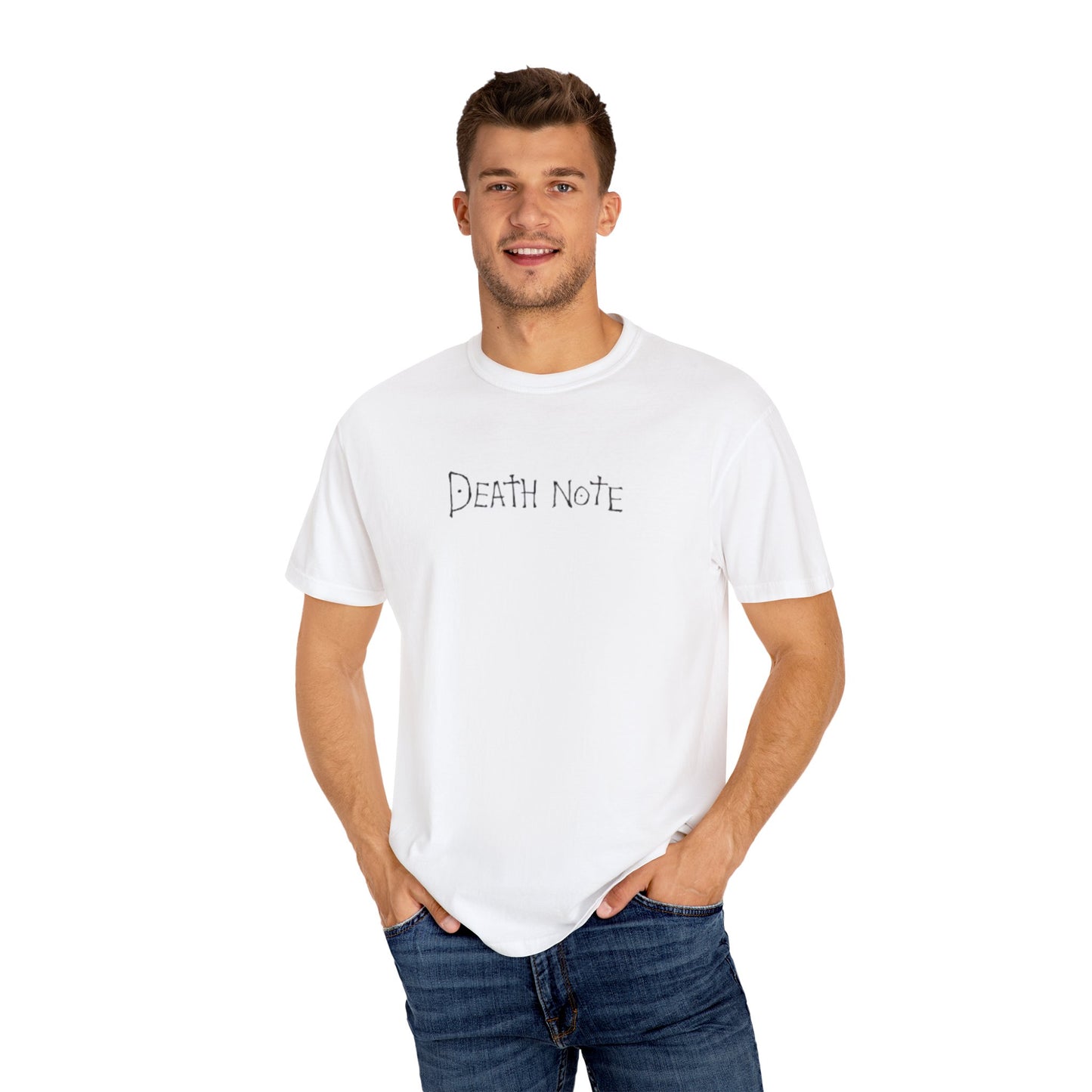 Death Note Unisex Garment-Dyed T-Shirt | Stylish Anime Fashion Tee