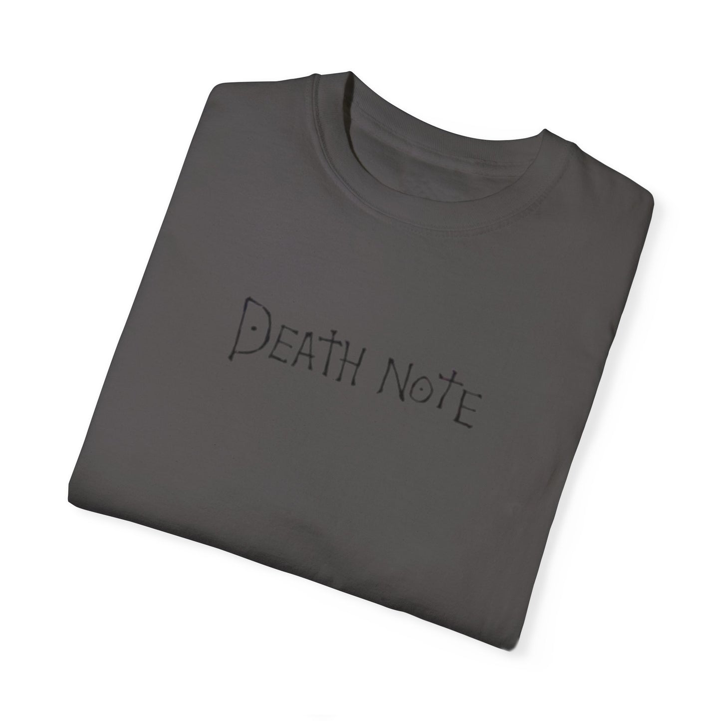 Death Note Unisex Garment-Dyed T-Shirt | Stylish Anime Fashion Tee