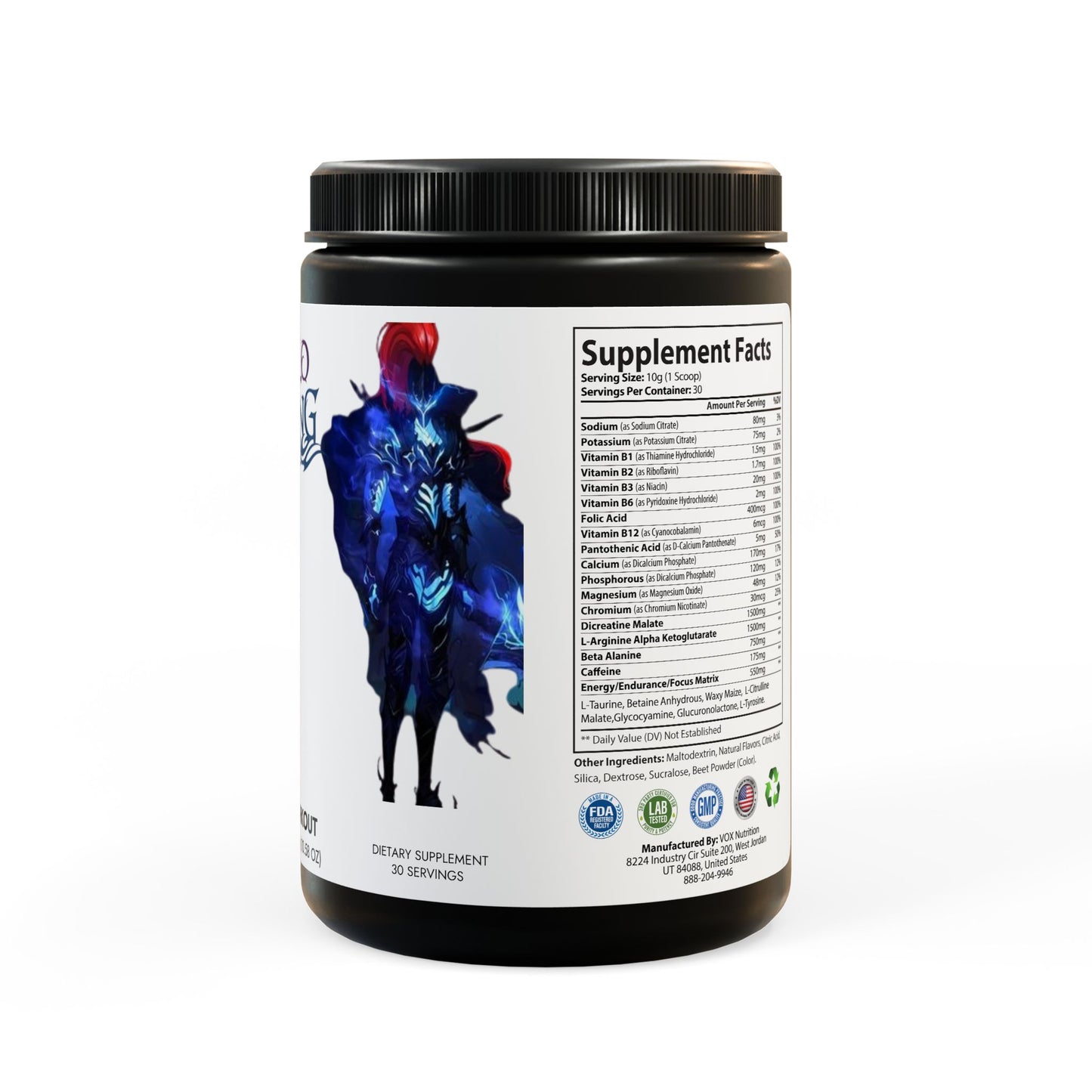 Pre-Workout Supplement, Watermelon (300g, 10.58oz)