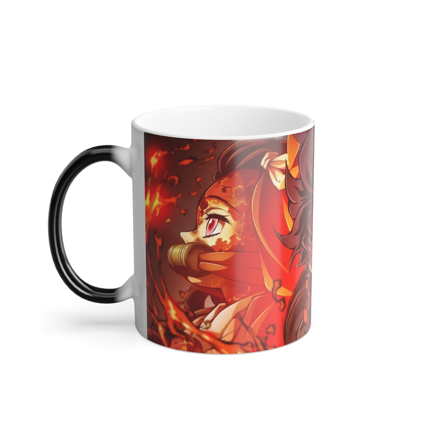 Color Changing Mug, Kimetsu No Yaiba Anime, Cup Heat Tanjiro and Nezuko